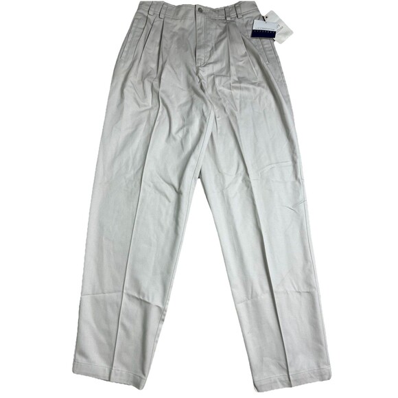 Pants - NOS‎ 90s Liz Claiborne Lizsport Womens 12 Khaki Pleated High Rise Tapered Pants